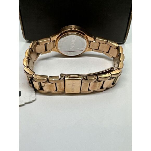 DKNY Chambers NY8486 Women\'s Rose Gold Stainless Steel Analog Dial Watch JNA188 main image 5